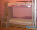 Дитячі меблі, двох'ярусне ліжко